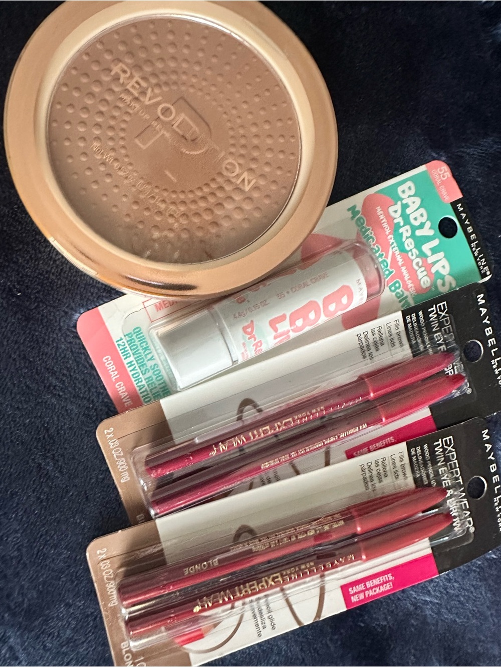 Maybelline Baby Lips & Maybelline Brow Pencil  Blonde#107 Revolution Bronzer